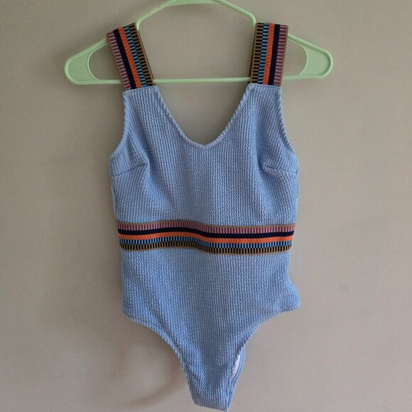 Cupshe Blue One Piece Bathing Suit NWT - Picture 4 of 5